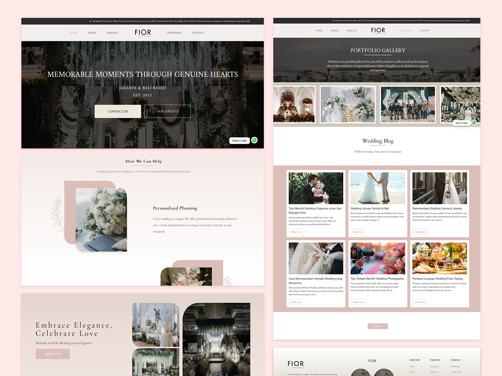 Weeding Planner Website